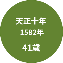 天正十年 1582年 41歳